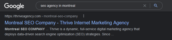 SEO-Agentur in Montreal